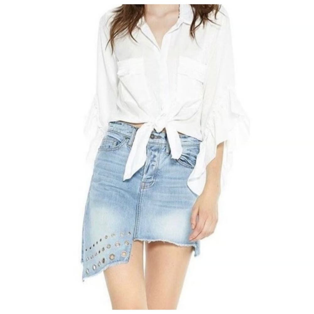 MISA Los Angeles Super Star Asymmetrical Skirt Sz 26 / S